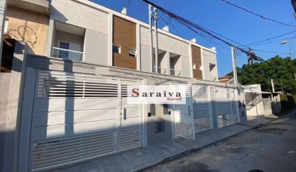 Sobrado à venda, 122 m² por R$ 640.000,00 - Vila Homero Thon - Santo André/SP