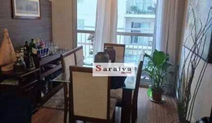Apartamento com 3 dormitórios à venda, 67 m² por R$ 445.000 - Vila Homero Thon - Santo André/SP