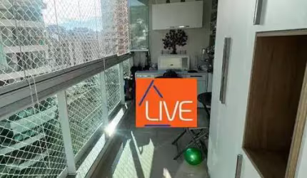 Live Vende: Excelente apartamento com 3 quartos, varanda gourmet, 2 vagas e lazer completo por R$ 1.240.000