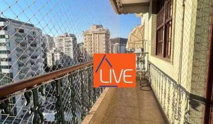 LIVE vende: Apartamento com 3 quartos à venda, vaga e varanda com 120 m² por R$ 800.000 - Icaraí - Niterói/RJ