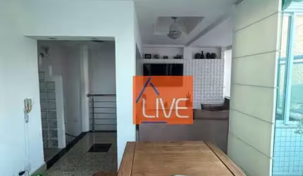LIVE VENDE: Ótima Cobertura 3 quartos, 2 suítes, piscina, sauna, vaga, 210 m² por R$ 1.300.000 - Icaraí - Niterói/RJ
