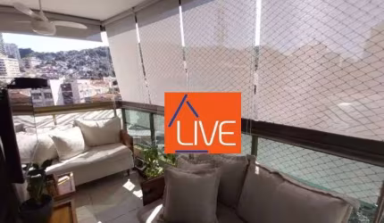 LIVE VENDE: Ótimo Apartamento com 3 quartos, suíte, varanda, vaga, lazer, 133 m² por R$ 950.000 - Icaraí - Niterói/RJ