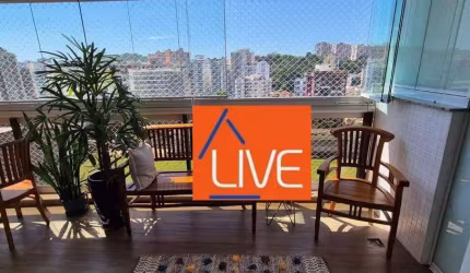 LIVE VDENDE: Excelente apartamento, 2 quartos, 1 suíte, 1 vaga, 70m²