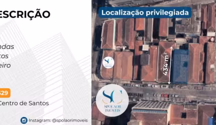 Loja em ótimo ponto comercial - Centro de santos