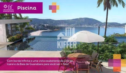 Studio com 1 dormitório à venda, 40 m² por R$ 450.000,00 - Icaraí - Niterói/RJ