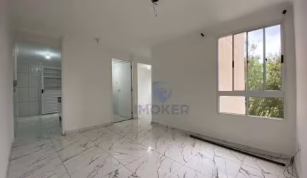 Apartamento em Suzano/SP; 2 quartos; ampla sala de estar; 1 vaga de garagem.