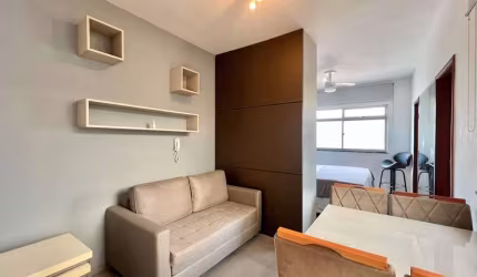 Px Metrô, apto 01 qto, sala, cozinha, área serviço e 1 garagem livre