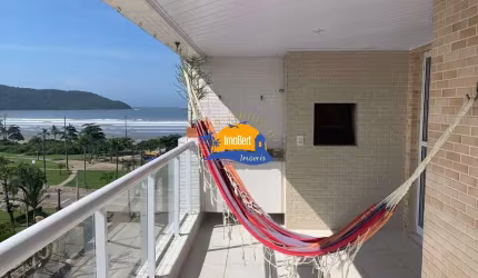 Apartamento à Venda em Bertioga-SP, Vista para o mar,  cond. frente ao mar,  2 Quartos, 1 Suíte, 2 Salas, 2 Banheiros, 2 Vagas, 82,82 m²!