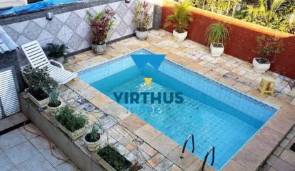 Taquara - Casa em condomínio fechado com 4 quartos, piscina e churrasqueira