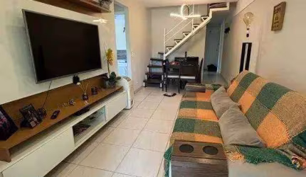 Freguesia - Cobertura Duplex, Est do Bananal, 2 quartos, suíte, sol manhã