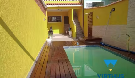 Casa Duplex de Vila, Pechincha, 2 quartos, quintal e piscina, 176 m²