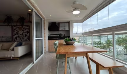 Apartamento com 3 dormitórios à venda, 95 m² por R$ 3.000.000,00 - Riviera Módulo 08 - Bertioga/SP