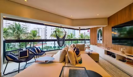 Apartamento com 4 dormitórios à venda, 169 m² por R$ 4.500.000,00 - Riviera Módulo 03 - Bertioga/SP