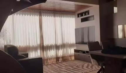 Na parte alta da Cristiano Fischer. &lt;BR&gt;Cobertura com 150m2, 2 vagas, toda mobiliada .&lt;BR&gt;2 dormitórios,  living para 2 ambientes,  área de serviço,  banheiro auxiliar, sacada, piso superi