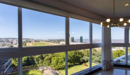 Apartamento dos sonhos à venda em Icaraí, Porto Alegre! !&lt;BR&gt;&lt;BR&gt;Descubra este espetacular imóvel com 3 quartos (1 suíte), oferecendo 114,2m² de área privativa semi-mobiliada, com uma vist