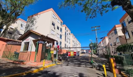 Apartamento de 02 dormitórios,  sala, cozinha e área de serviço, banheiro social. 01 vaga/box de estacionamento por convenção no bairro Santa Tereza em lugar Alto  na cidade de Porto Alegre/RS perto d