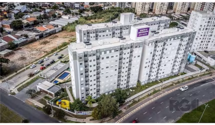 Vendo apartamento ótimo e NOVO, 2 dormitórios e demais ambientes, 42 m2, gás central, churrasqueira na cozinha, prédio com dois elevadores, próximo ao Centerlar zona norte, segundo andar, sol poente, 