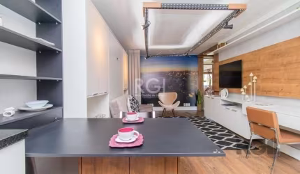 Apartamento/studio com sacada e vaga de garagem (opcional + R$40mil) no Bairro jardim Botânico em Porto Alegre. Apartamento bem localizado, ao lado do Bourbon Ipiranga,ótima posição solar, vaga de gar