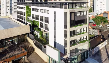 Cobertura Duplex no Bairro Menino Deus com terraço e vaga de garagem, 65m2 privativos. Novo, pronto para morar. O edifício mais disruptivo, inovador e autoral da região. O Praça4 tem alma em cada deta