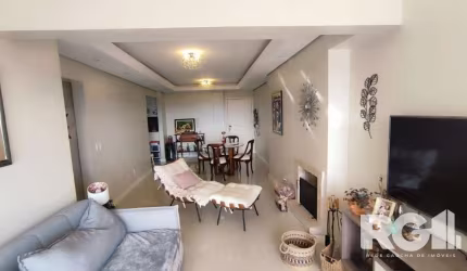 Excelente apartamento com 87m² privativos. Residencial Paris - Bairro Sarandi &lt;BR&gt;Possui 2 dormitórios, sendo um suíte, living amplo 2 ambientes com lareira, cozinha com churrasqueira, ap de fre