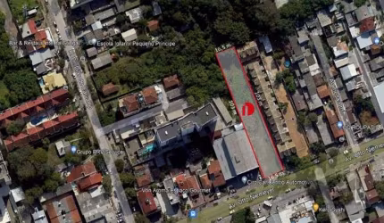 Excelente terreno com 1699m² (16,5 x 103) com projeto aprovado para construção de uma loja de 300m² e mais 40 apartamentos de 1 e 2 dormitórios com vagas de garagem. localização nobre na avenida Otto 