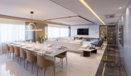 Apartamento com 3 suítes, lareira, churrasqueira, vaga de garagem,  no bairro Jardim Europa, Porto Alegre/RS&lt;BR&gt;&lt;BR&gt;Este apartamento sofisticado oferece uma combinação perfeita de conforto