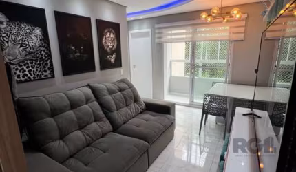 Belíssimo apartamento com 02 dormitórios no Condomínio Porto São Gabriel.    &lt;BR&gt;Apartamento finamente decorado com layout moderno, com 44,32 m² de área privativa,  living estar e jantar, sacada