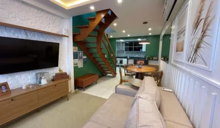 Magnífico duplex semimobiliado situado em localização privilegiada, próximo ao atacado do Zaffari 'Cestto'. Este residencial exclusivo oferece uma impressionante área de 144m² com terraço, i