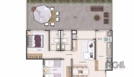 Apresentamos um magnífico apartamento GARDEN à venda em Porto Alegre, no prestigiado bairro Camaquã. Este incrível imóvel de 76m² está localizado na Rua Sílvio Silveira Soares, 2688 próximo ao Zaffari