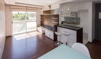 Apartamento | Bairro Cristal | 2 dormitórios | Suíte | Semi mobiliado | 1 vaga escriturada