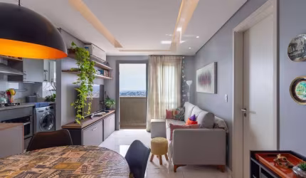 Apartamento de 1 dormitório mobiliado no pornto mais alto do Petrópolis,