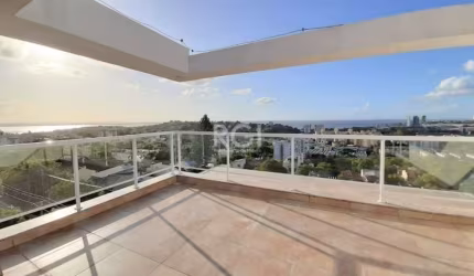 ÓTIMO apartamento alto padrão, 1 por andar,  com 3 suítes, sendo a principal com sacada, living 3 ambientes com sacada com vista 180º graus da cidade, lavabo,  estar intimo, cozinha americana com chur