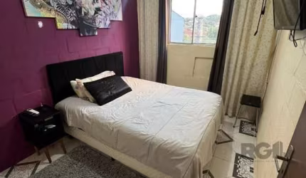 Apartamento 2 dormitórios, 1 vaga de garagem, no bairro Aberta dos Morros, Porto Alegre/RS     &lt;BR&gt;   &lt;BR&gt;Apartamento com 48,89m² mobiliado, de 2 dormitórios, com living aconchegante, cozi