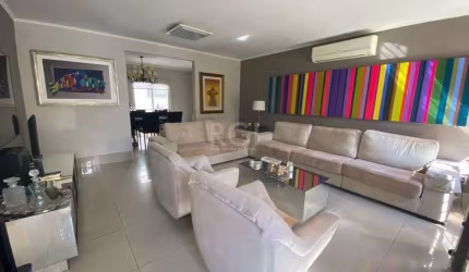 Você merece morar nesta casa de alto padrão numa localização privilegiada no Jardim Planalto. Hall de entrada, living com lareira, sala de jantar com jardim de inverno, 4 dormitórios sendo 2 suítes. P