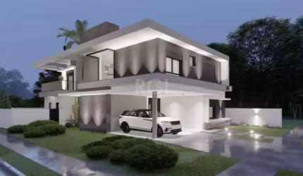 Ótimo sobrado, novo, alto padrão, de esquina, com 4 suítes, living, lareira, churrasqueira, piscina, garagem privativa. Estuda dação de imóvel e automóvel. Previsão de entrega Dezembro de 2023. Agende