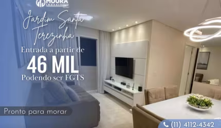 Apartamento para Venda em São Paulo, Jardim Santa Terezinha (Zona Leste), 2 dormitórios, 1 banheiro, 1 vaga