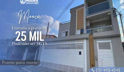 Casa Sobreposta para Venda em São Paulo, Mooca, 2 dormitórios, 1 banheiro