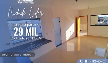 Casa Sobreposta para Venda em São Paulo, Cidade Lider, 2 dormitórios, 1 banheiro, 1 vaga