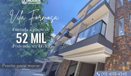 Sobrado em Condomínio para Venda em São Paulo, Vila Formosa, 2 dormitórios, 2 banheiros, 1 vaga