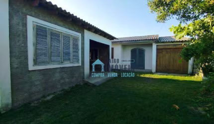 Casa com 2 dormitórios e ampla garagem à venda por R$ 165.000 - Praia do Magistério - Balneário Pinhal/RS