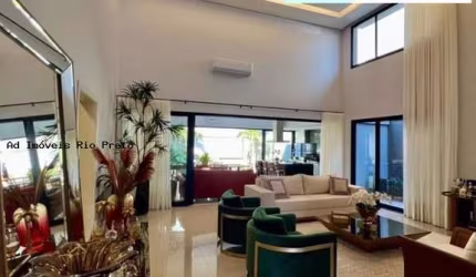 Casa para Venda em São José do Rio Preto, Residencial Gaivota II, 4 dormitórios, 1 suíte, 5 banheiros, 4 vagas