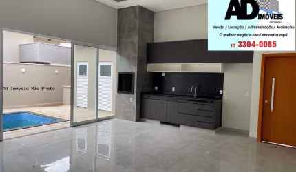 Casa em Condomínio para Venda em Mirassol, Setlife Mirassol, 3 dormitórios, 1 suíte, 4 banheiros, 2 vagas