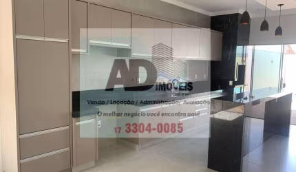 Casa para Venda em Olímpia, Jardim Amélia Dionísio, 3 dormitórios, 1 suíte, 3 banheiros, 2 vagas
