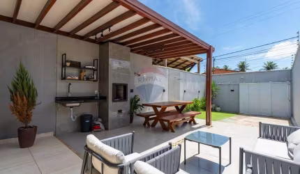 Casa com 2 quartos sendo 1 suite na Sabiaguaba