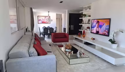 APARTAMENTO ALTO PADRÃO 4 SUÍTES VISTA MAR NASCENTE 4 GARAGENS PISCINA ACADEMIA NA GRAÇA!