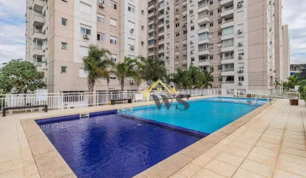 Ao lado da arena do Gremio Apartamento com 2 dormitórios mobiiado à venda, por R$ 307.400 - Humaitá - Porto Alegre/RS
