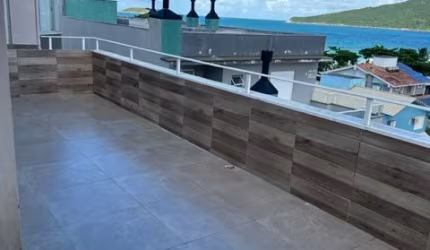 Cobertura pé na areia 3 dormitórios sendo 1 suíte