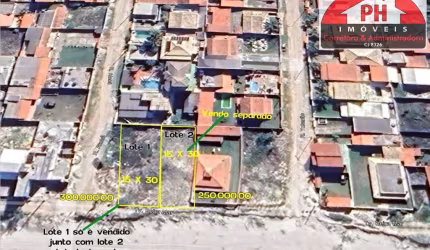 Vende-se Terreno na Figueira -  Arraial do Cabo - Lote 1 esquina