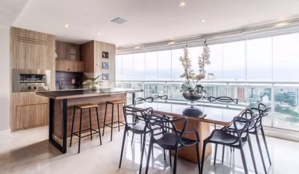 APARTAMENTO ALTO PADRÃO 172 M² - TATUAPÉ - TOTALMENTE MOBILIADO