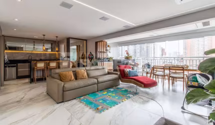 APARTAMENTO TERRAÇO GOURMET - 135 m² - 3 SUÍTES - 2 VAGAS - TATUAPÉ